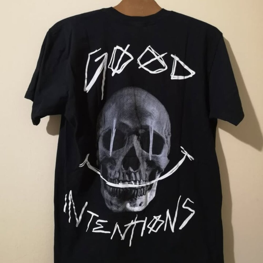 NAV Good Intentions XO Double Sided T-Shirt Script Smiley